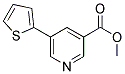 METHYL 5-(2-THIENYL)NICOTINATE Struktur