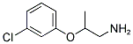 2-(3-CHLORO-PHENOXY)-PROPYLAMINE Struktur