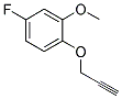 4-FLUORO-2-METHOXY-1-PROP-2-YNYLOXY BENZENE Struktur