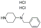 4-(N-METHYL-N-BENZYL)AMINO-PIPERIDINE DIHYDROCHLORIDE Struktur