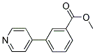 METHYL 3-(4-PYRIDINYL)BENZOATE Struktur