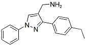 [3-(4-ETHYLPHENYL)-1-PHENYL-1H-PYRAZOL-4-YL]METHYLAMINE Struktur