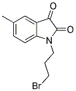 1-(3-BROMOPROPYL)-5-METHYL-1H-INDOLE-2,3-DIONE Struktur