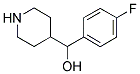 ALPHA-(4-FLUOROPHENYL)-4-PIPERIDINEMETHANOL Struktur