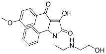 3-HYDROXY-1-{2-[(2-HYDROXYETHYL)AMINO]ETHYL}-4-(4-METHOXYBENZOYL)-5-PHENYL-1,5-DIHYDRO-2H-PYRROL-2-ONE