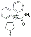 (R)-3-(CARBOXAMIDO-DIPHENYLMETHYL)PYRROLIDINE Struktur