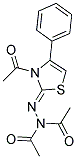 N-ACETYL-N'-[(2Z)-3-ACETYL-4-PHENYL-1,3-THIAZOL-2(3H)-YLIDENE]ACETOHYDRAZIDE Struktur