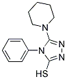 4-PHENYL-5-PIPERIDIN-1-YL-4H-1,2,4-TRIAZOLE-3-THIOL Struktur