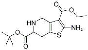 ETHYL 2-AMINO-6-TERTBUTOXYCARBONYL-4,5,6,7-TETRAHYDROTHIENO[3,2-C]PYRIDINE-3-CARBOXYLATE Struktur