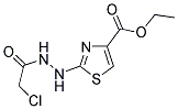 ETHYL 2-[2-(CHLOROACETYL)HYDRAZINO]-1,3-THIAZOLE-4-CARBOXYLATE Struktur