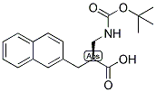 (S)-2-(TERT-BUTOXYCARBONYLAMINO-METHYL)-3-NAPHTHALEN-2-YL-PROPIONIC ACID Struktur