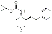 TERT-BUTYL [CIS-3-(2-PHENYLETHYL)PIPERIDIN-4-YL]CARBAMATE Struktur