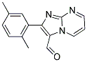 2-(2,5-DIMETHYLPHENYL)IMIDAZO[1,2-A]PYRIMIDINE-3-CARBALDEHYDE Struktur