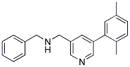 N-BENZYL-1-[5-(2,5-DIMETHYLPHENYL)PYRIDIN-3-YL]METHANAMINE Struktur