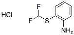 2-[(DIFLUOROMETHYL)THIO]ANILINE HYDROCHLORIDE Struktur