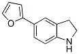 5-(2-FURYL)INDOLINE Struktur