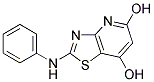 2-(PHENYLAMINO)THIAZOLO[4,5-B]PYRIDINE-5,7-DIOL Struktur