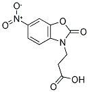 3-(6-NITRO-2-OXO-1,3-BENZOXAZOL-3(2H)-YL)PROPANOIC ACID Struktur