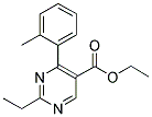 ETHYL-2-ETHYL-4-(2-METHYLPHENYL)-5-PYRIMIDINE CARBOXYLATE Struktur