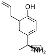 (S)-2-ALLYL-4-(1-AMINOETHYL)PHENOL Struktur