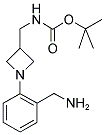 [1-(2-AMINOMETHYL-PHENYL)-AZETIDIN-3-YLMETHYL]-CARBAMIC ACID TERT-BUTYL ESTER Struktur