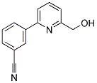 3-(6-HYDROXYMETHYL-PYRIDIN-2-YL)-BENZONITRILE Struktur