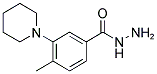 4-METHYL-3-PIPERIDIN-1-YL-BENZOIC ACID HYDRAZIDE Struktur