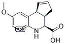 (3AR,4S,9BS)-8-METHOXY-3A,4,5,9B-TETRAHYDRO-3H-CYCLOPENTA[C]QUINOLINE-4-CARBOXYLIC ACID Struktur