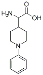 2-AMINO-2-(1-PHENYLPIPERIDIN-4-YL)ACETIC ACID Struktur