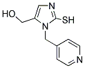 (2-MERCAPTO-3-PYRIDIN-4-YLMETHYL-3H-IMIDAZOL-4-YL)-METHANOL Struktur