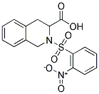 2-[(2-NITROPHENYL)SULFONYL]-1,2,3,4-TETRAHYDROISOQUINOLINE-3-CARBOXYLIC ACID Struktur