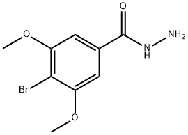 4-BROMO-3,5-DIMETHOXYBENZOYL HYDRAZINE Struktur