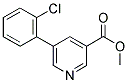 METHYL 5-(2-CHLOROPHENYL)NICOTINATE Struktur