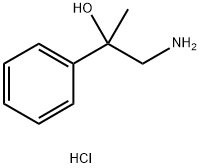 1-AMINO-2-PHENYL-PROPAN-2-OL HYDROCHLORIDE Struktur