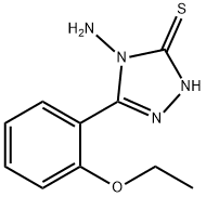 4-AMINO-5-(2-ETHOXYPHENYL)-4H-1,2,4-TRIAZOLE-3-THIOL Struktur