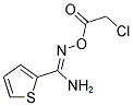 N'-[(2-CHLOROACETYL)OXY]THIOPHENE-2-CARBOXIMIDAMIDE Struktur