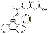 FMOC-(3S,4S)-4-AMINO-3-HYDROXY-4-PHENYL BUTANOIC ACID Struktur