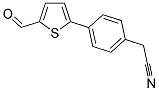 [4-(5-FORMYL-2-THIENYL)PHENYL]ACETONITRILE Struktur