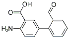 4-AMINO-2'-FORMYL[1,1'-BIPHENYL]-3-CARBOXYLIC ACID Struktur