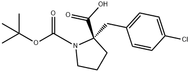 (S)-1-(TERT-ブチルトキシカルボニル)-2-(4-クロロベンジル)ピロリジン-2-カルボン酸 price.