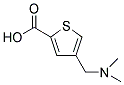 4-[(DIMETHYLAMINO)METHYL]THIOPHENE-2-CARBOXYLIC ACID Struktur