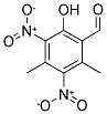 2-HYDROXY-4,6-DIMETHYL-3,5-DINITRO-BENZALDEHYDE Struktur