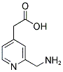 2-AMINOMETHYL-4-PYRIDINE ACETIC ACID Struktur