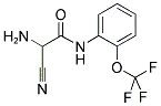 2-AMINO-2-CYANO-N-(2-TRIFLUOROMETHOXY-PHENYL)-ACETAMIDE Struktur