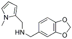 1-(1,3-BENZODIOXOL-5-YL)-N-((1-METHYL-1H-PYRROL-2-YL)METHYL)METHANAMINE Struktur