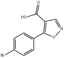 5-(4-BROMO-PHENYL)-ISOXAZOLE-4-CARBOXYLIC ACID Struktur