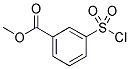 3-CHLOROSULFONYL-BENZOIC ACID METHYL ESTER Struktur