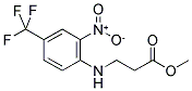 METHYL 3-[2-NITRO-4-(TRIFLUOROMETHYL)ANILINO]PROPANOATE Struktur