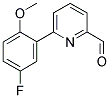 6-(5-FLUORO-2-METHOXYPHENYL)PYRIDINE-2-CARBALDEHYDE Struktur