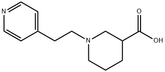 1-(2-PYRIDIN-4-YL-ETHYL)-PIPERIDINE-3-CARBOXYLIC ACID Struktur